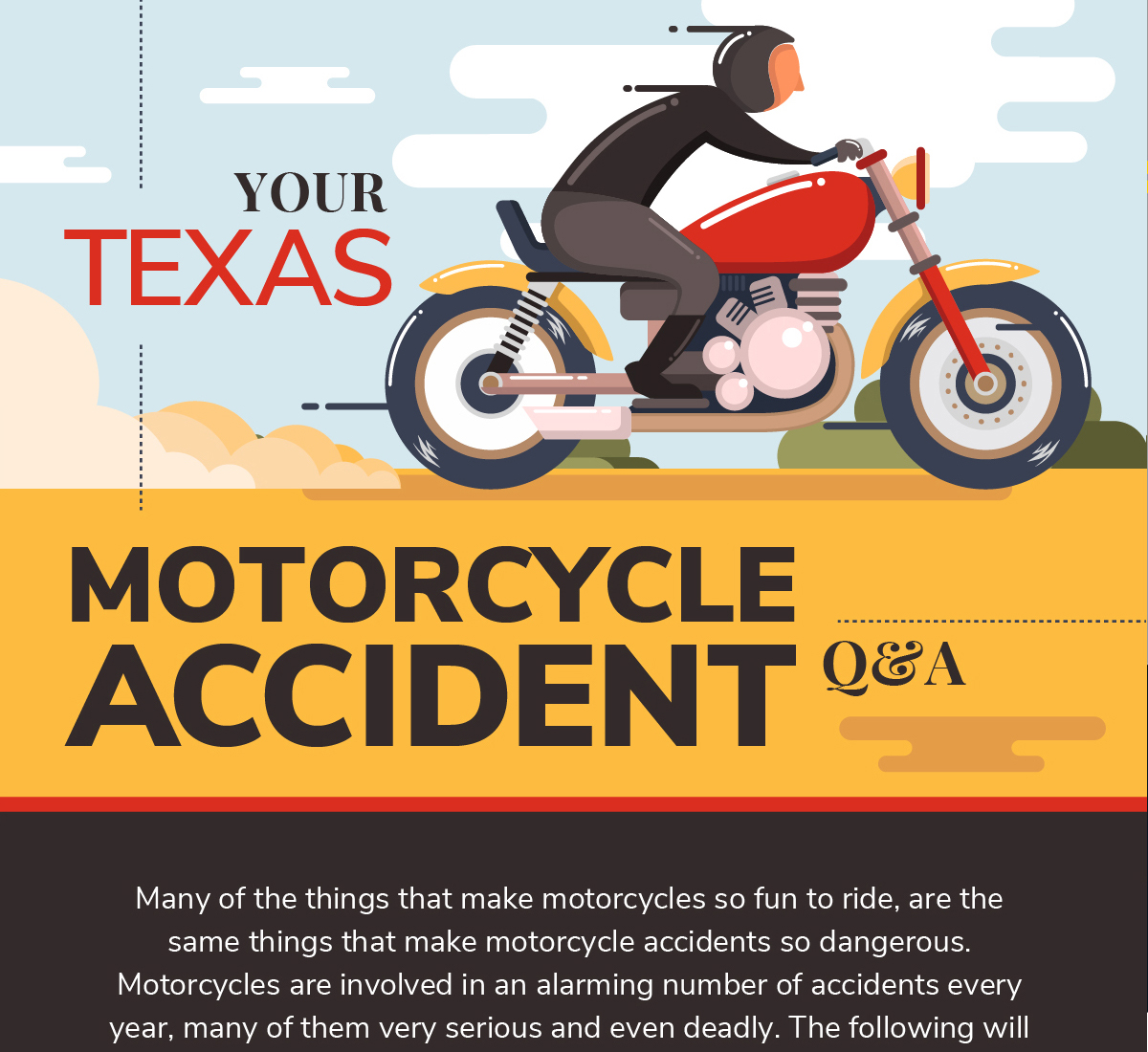 Motorcycle accident infographic link