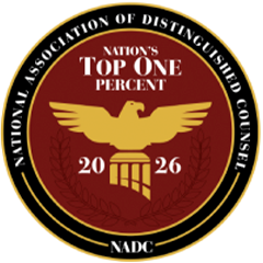 National Association of Distinguished Counsel Logo for The de la Garza Law Group in 1616 S Voss Rd Suite 870, Houston, TX 77057