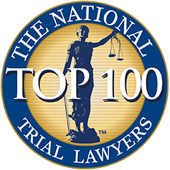 The National Trial Lawyers Top 100 Logo for The de la Garza Law Group in 1616 S Voss Rd Suite 870, Houston, TX 77057